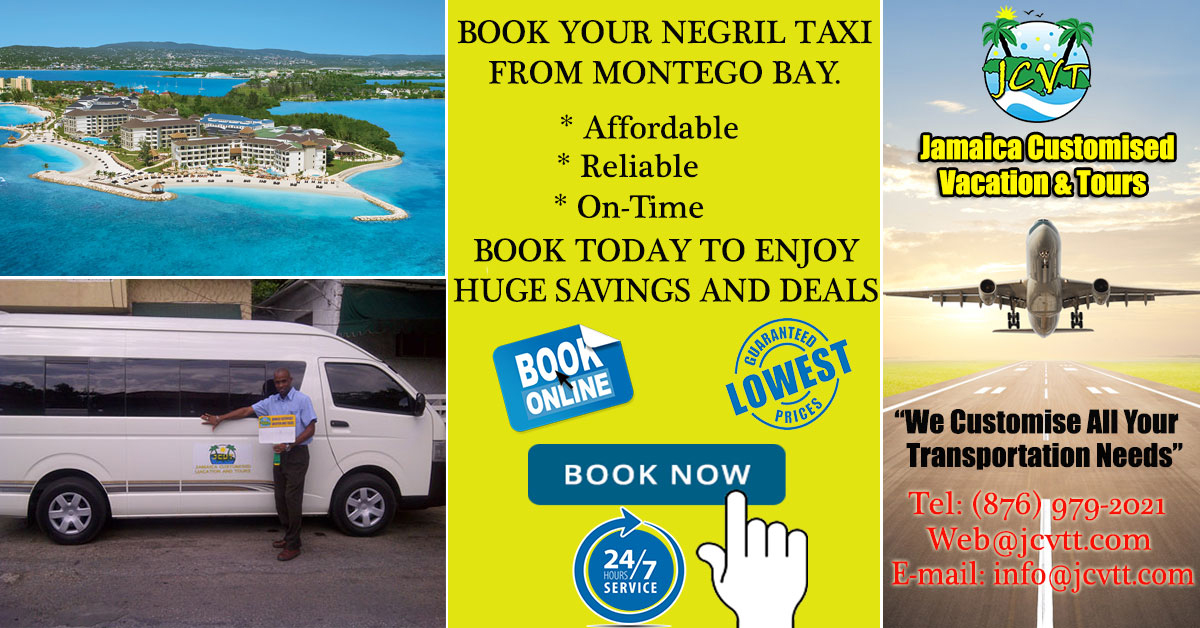 Montego Bay Airport transfer to Negril (image for) Montego Bay Airport transfer to Negril